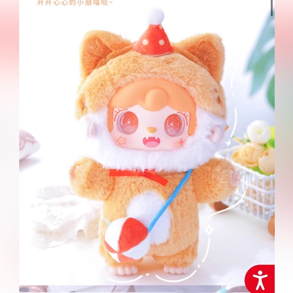Yooki Meow Meow Kindergarten Kitty Vinyl Face Plush Pendant New V2 blind 🧡 💛 - Picture 8 of 8